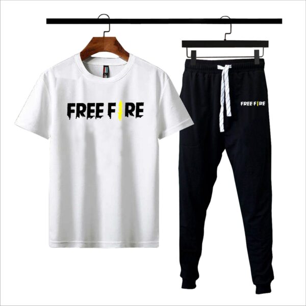 Free fire Yellow & Black Printed Tracksuit - Image 4