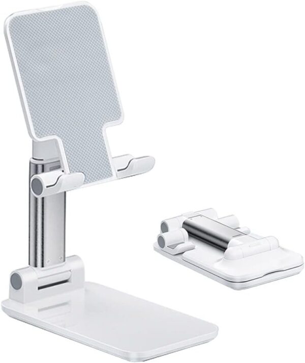 Phone Holder with Silicon Pad for Desk Fully Forldable
