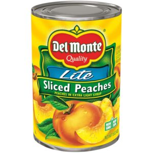 Del Monte Canned Sliced Peaches in Sweet Water, No Sugar Added