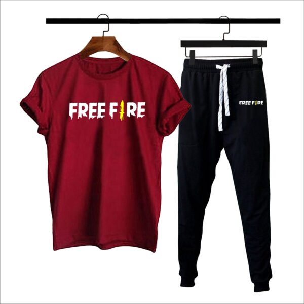 Free fire Yellow & Black Printed Tracksuit - Image 2